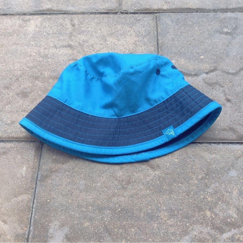 baby sun hat blue